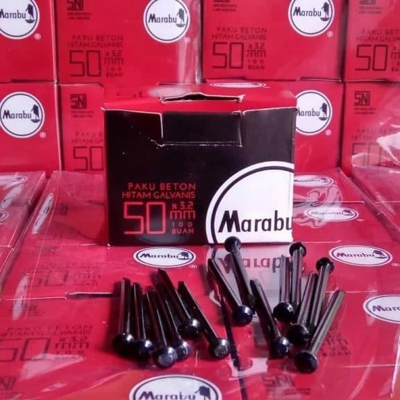 Paku BETON GALVANIS Hitam / Paku BETON Marabu 50