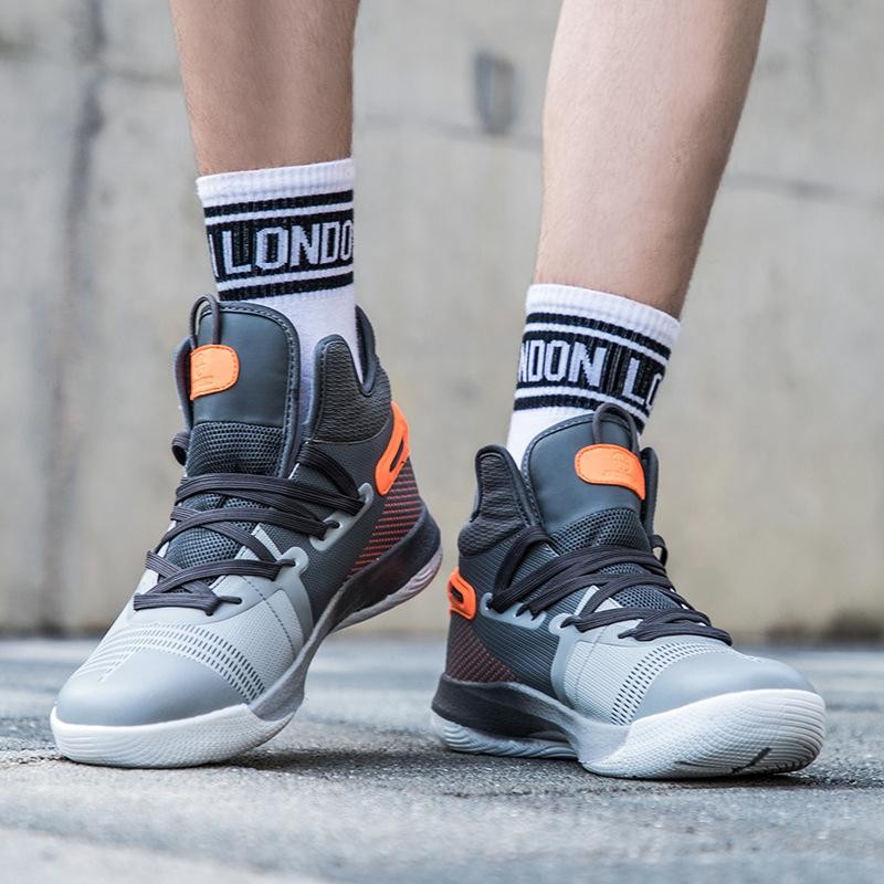 Best Sale Sepatu Basket Sol Karet Berdecit Dan Anti Licin Sepatu High-Top Sepatu Basket Curry 30