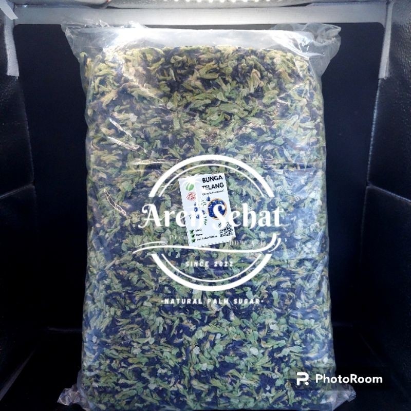 500gr Bunga Telang Kering Premium