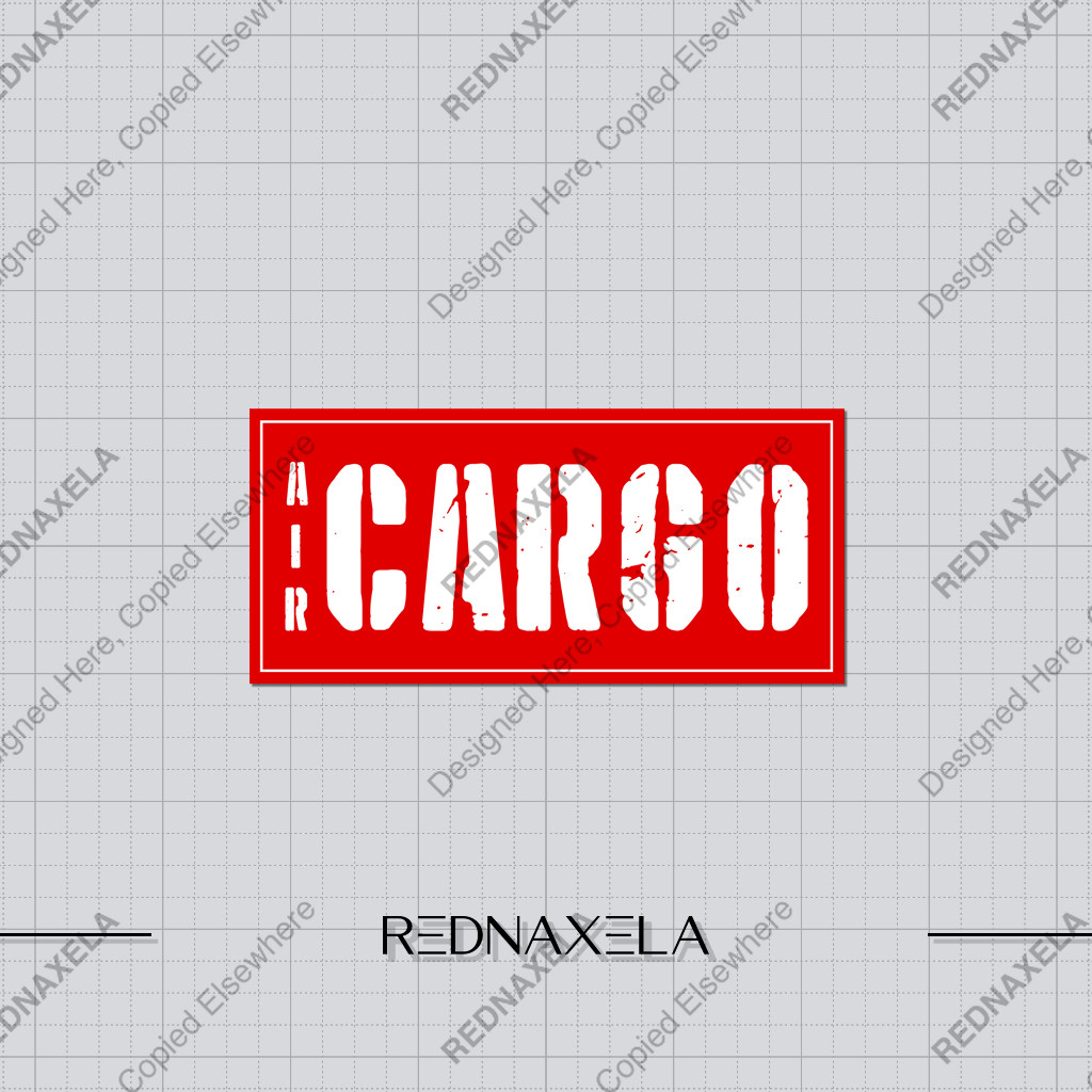 

Stiker Vinyl Air Cargo Sign Stiker Koper Travel Sticker