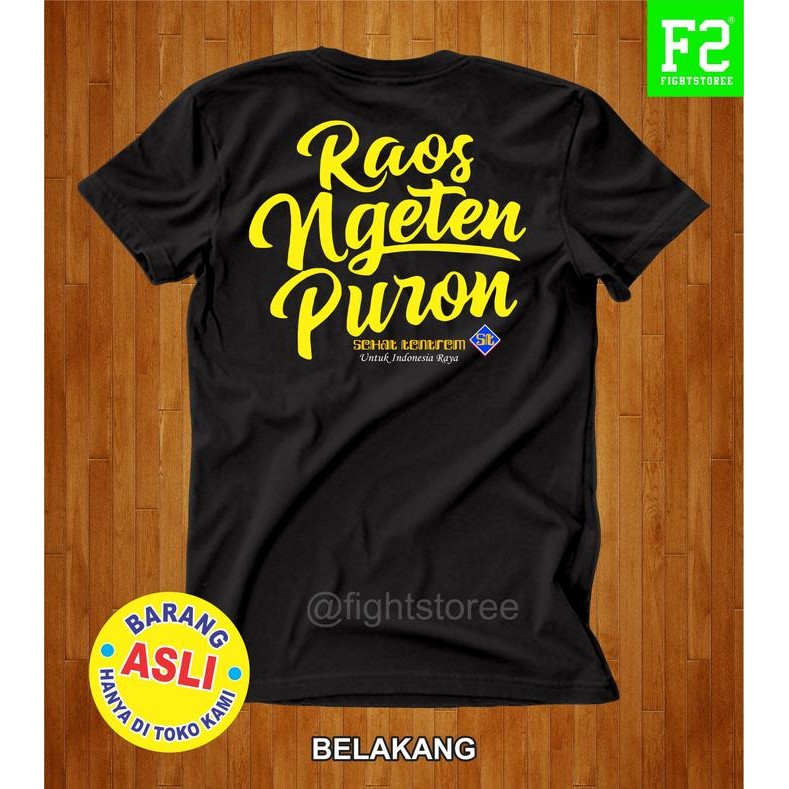 (COD) KAOS SEHAT TENTREM RAOS NGETEN PURON - M