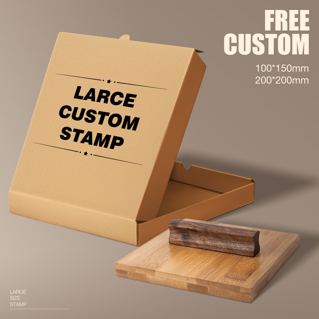 

Personalized Large Wooden Stamp Weddding Seal Custom Logo For Invitation Party Decoration Stamps or Scrapbooking Packaging Seal