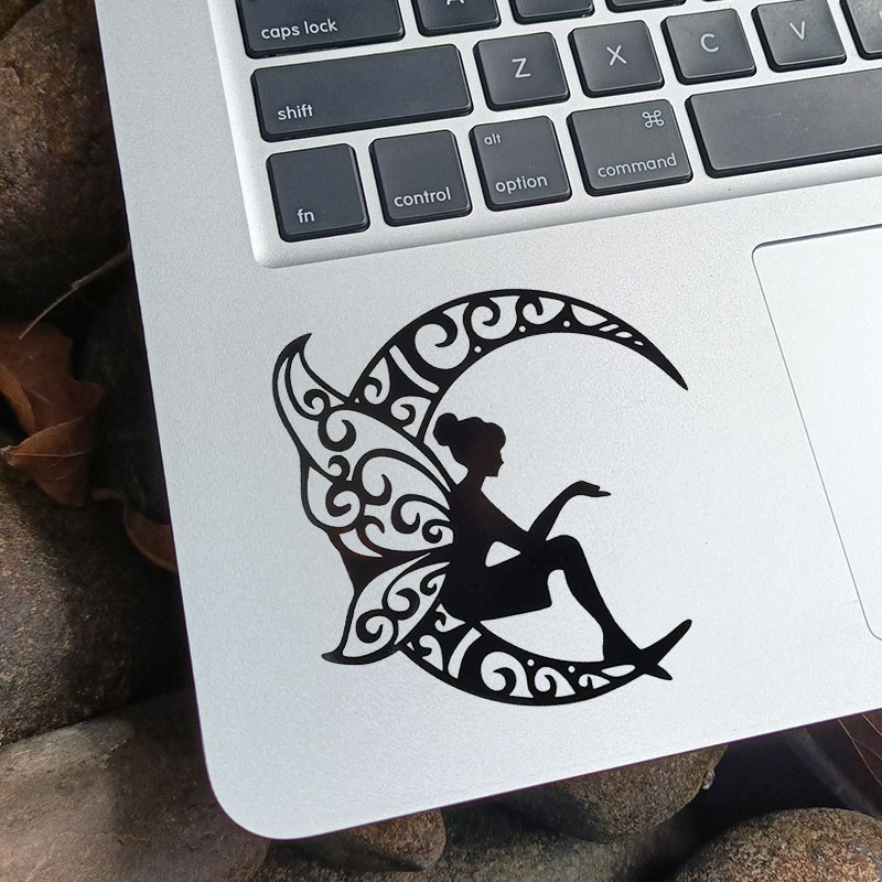 Sticker Macbook Stiker Laptop Moon Fairy Peter Pan Vinyl Laptop Sticker for Apple Macbook Air 13 Pro