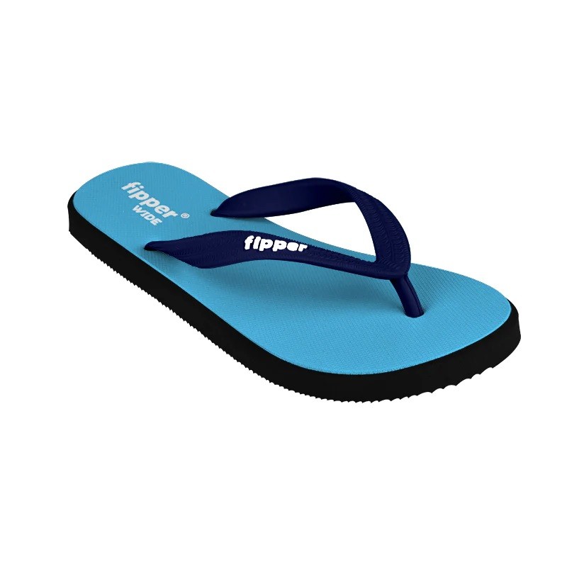 Sandal Fipper WIDE Blue sky Black Navy