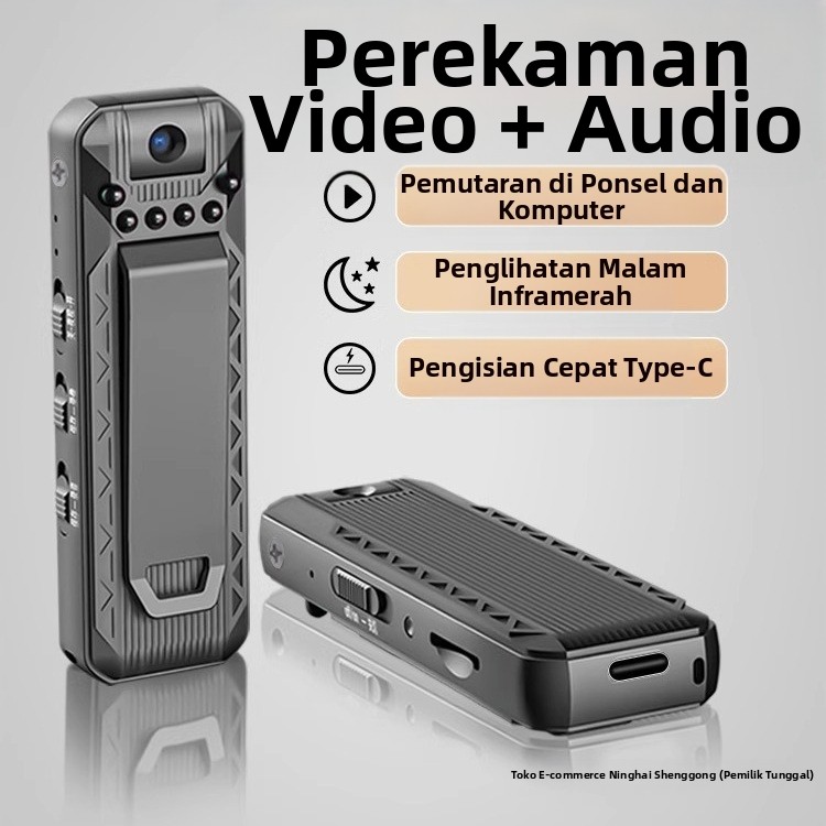 Recorder Pen dengan Kamera HD Perekam Suara Pintar Kamera Olahraga Outdoor dan Alat Perekam Rapat