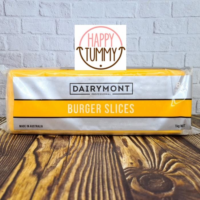 Dairymont red burger slices repack ecer 14 28 slice keju lembar - 28 slice
