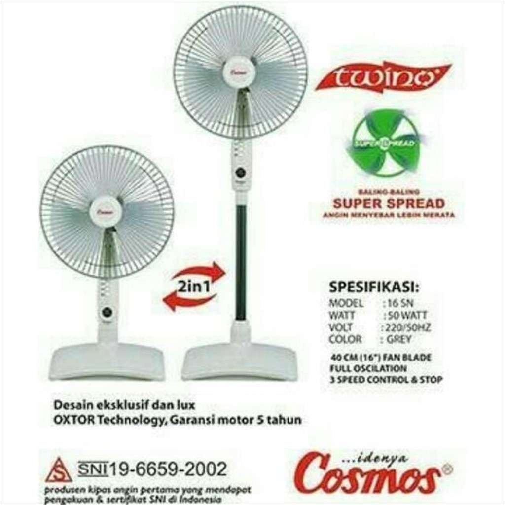COSMOS KIPAS ANGIN BERDIRI 16" (16-SN)