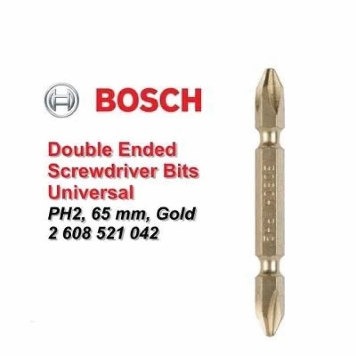 BOSCH Original Mata Obeng Angin PH2 x 65 mm Plus Mata Bor Bosch Kuning /Bosch Mata Obeng Gypsum 65mm