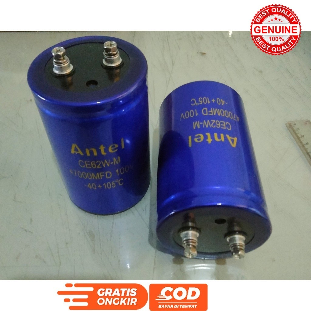 KAPASITOR ELKO 47000UF 100VOLT ELCO 47000 UF 100 V ANTEL ORIGINAL