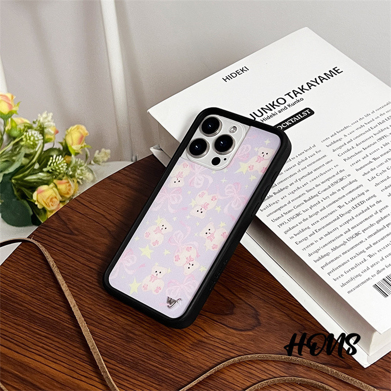 HONS wildflower Cute It's Funny Style Cloth  Phone Case for IPhone 11 12 15 14 16 13 Pro Max Plus No