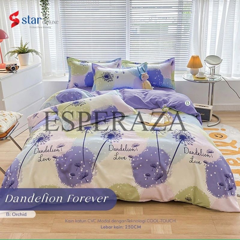 sprei SET/SPREI 4 BANTAL 2 GULING/KATUN CVC PREMIUM