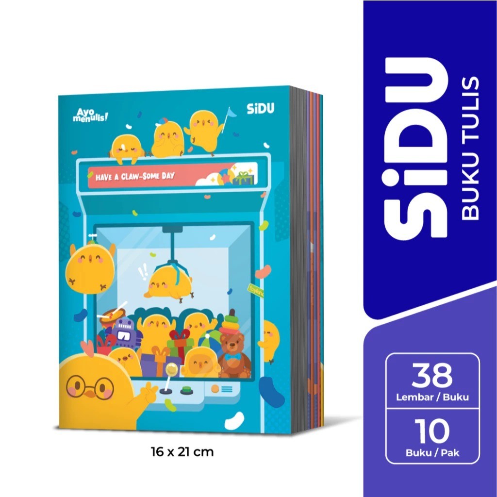 

Buku Tulis Sinar Dunia SIDU 38 1 pak isi 10 pcs