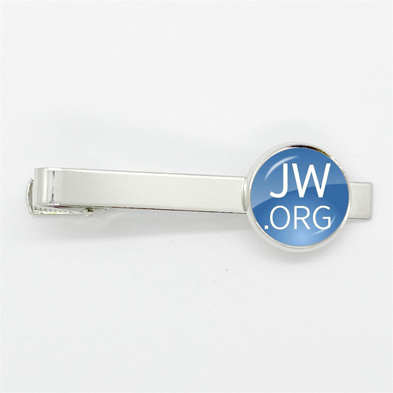 2023 New Steampunk Jehovah's Witnesses Tie Clip JW.ORG High Quality Clip Round Hand Craft Jewelry Gl