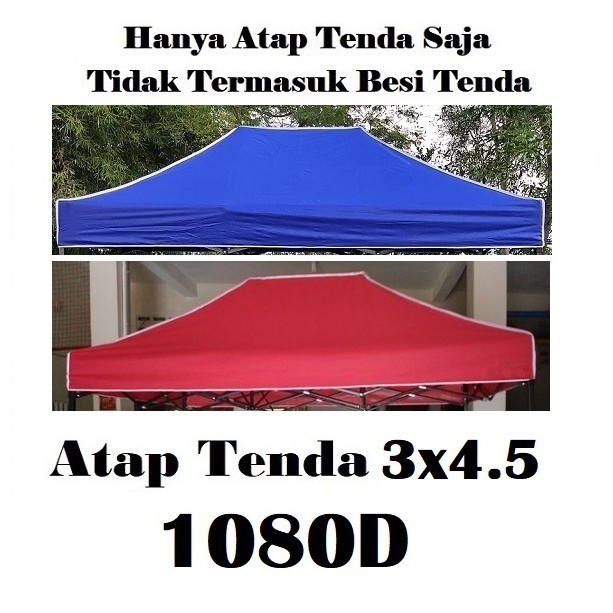 Atap Tenda Lipat 3x4.5 Polyester 1080D Tebal