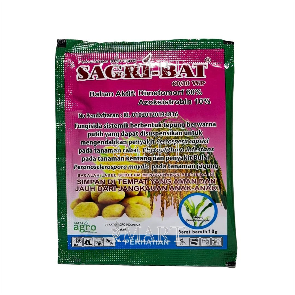 Fungisida Sistemik Sagri Bat 10 Gram Pengendali Hama Tanaman