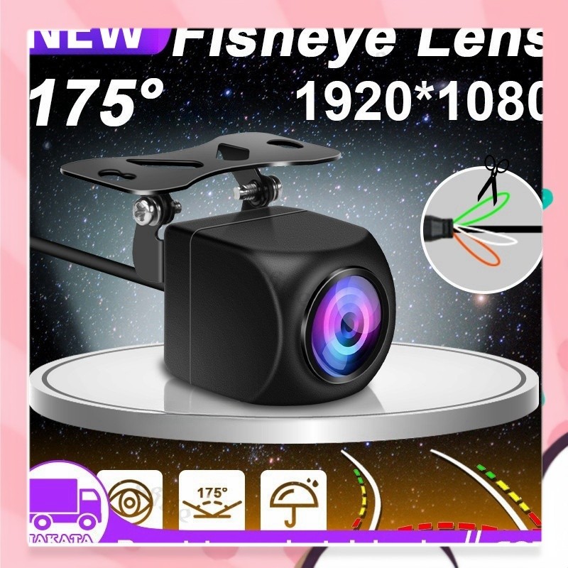 Kamera Mundur Orca AHD 720P, Night Vision HD, Waterproof, Wide Angle 170°, Memudahkan Parkir Aman, T