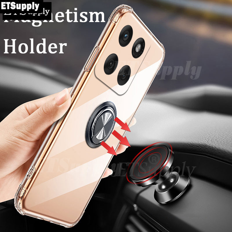 Casing ponsel Moto G86 G67 Power Soft Transparan Full Protection shockproof Armor Back Cover Motorol