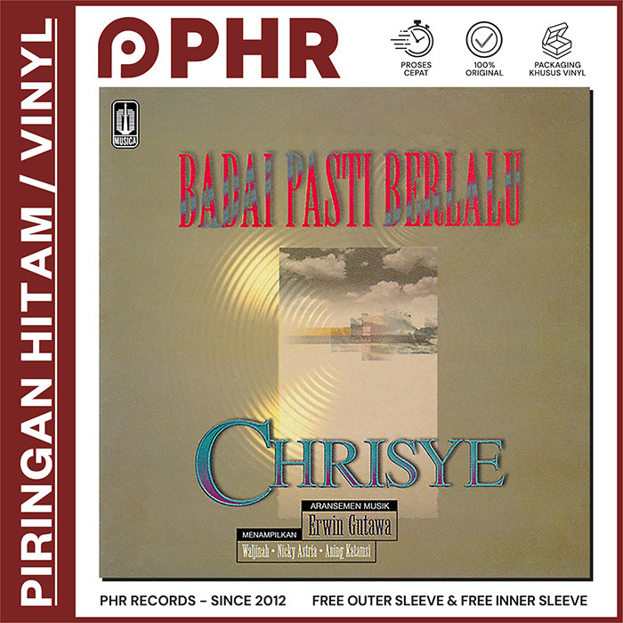 Vinyl CHRISYE - Badai Pasti Berlalu [Piringan Hitam/LP/PH]