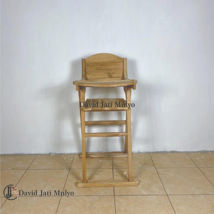 [TERLARIS] Kursi Makan Bayi / Kursi Bar / Baby Chair Kalea Kayu Jati - MENTAHAN[TERLARIS ]
