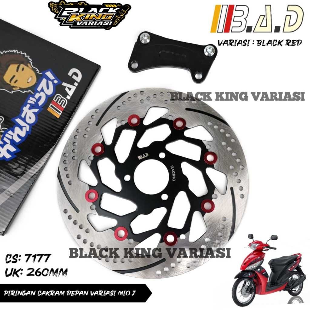 RUNSHOP_ Disc Brake Piringan Cakram 260MM Floting Mio J Mio M3 Mio Soul Mio GT Piringan Mio 3 Lubang