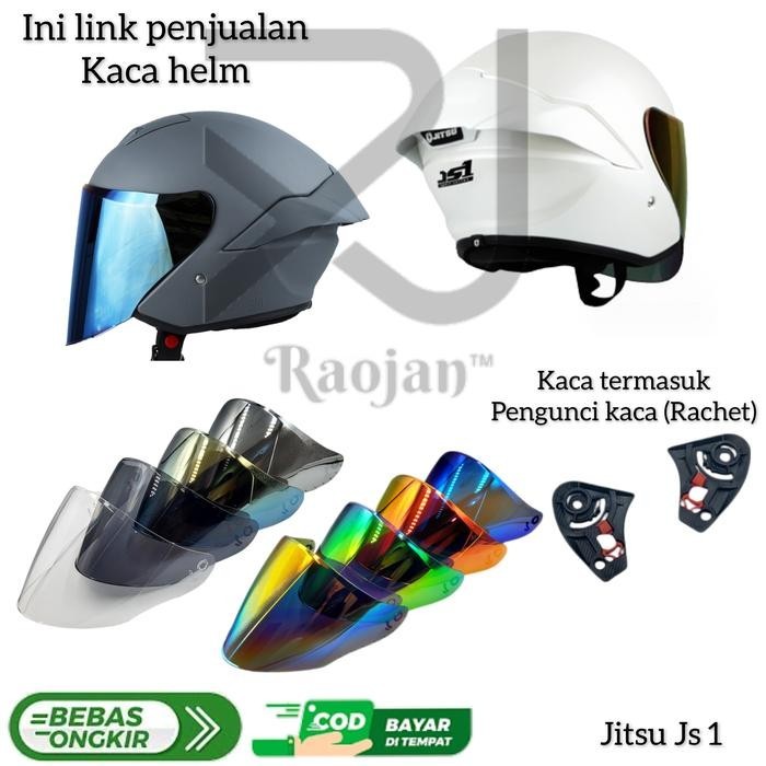 Kaca helm Jitsu Js1 Visor helm Jitsu Js1