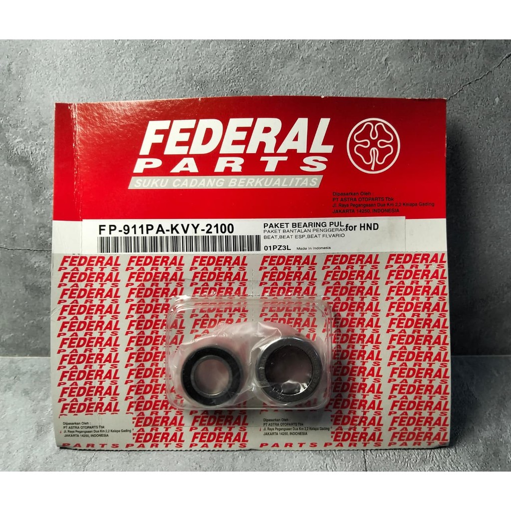 Federal Bearing Pully Set Mio, Mio J