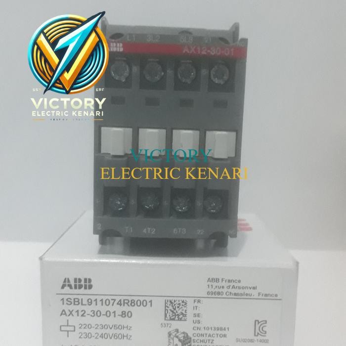 kontaktor abb AX12-30-01-80 220v