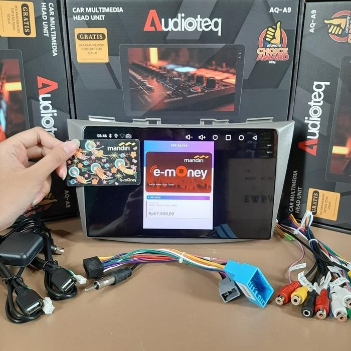 Head Unit Android ERTIGA 9 inch AUDIOTEQ RAM 2/32 GB INCELL BLACK SCREEN  CVJA