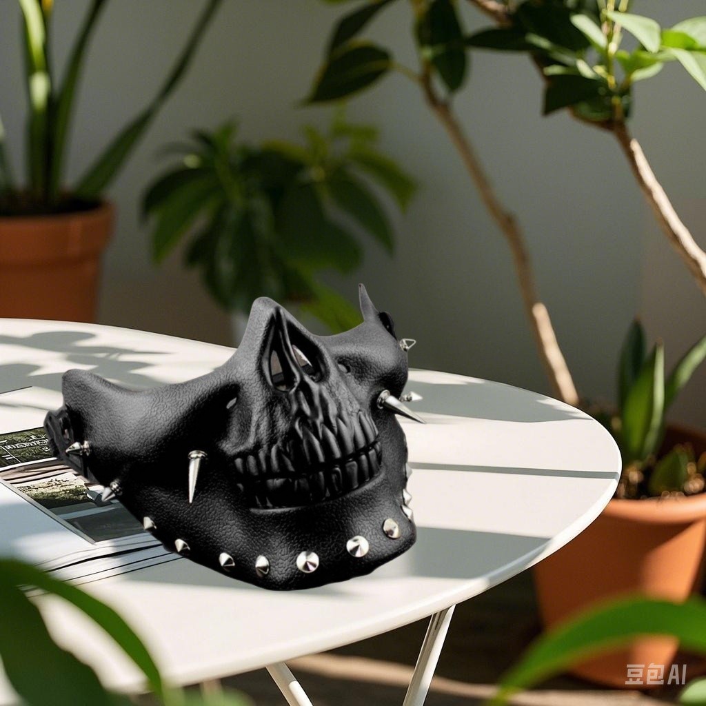 Cyberpunk Style Steam Punk Party Personality Chain Halloween Adult Mask Party Mask Cosplay Masque Cy