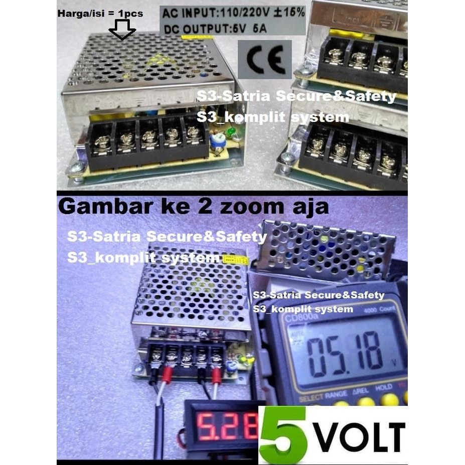 Power supply 5V 4a gunakan Power supply switching 5v 5a