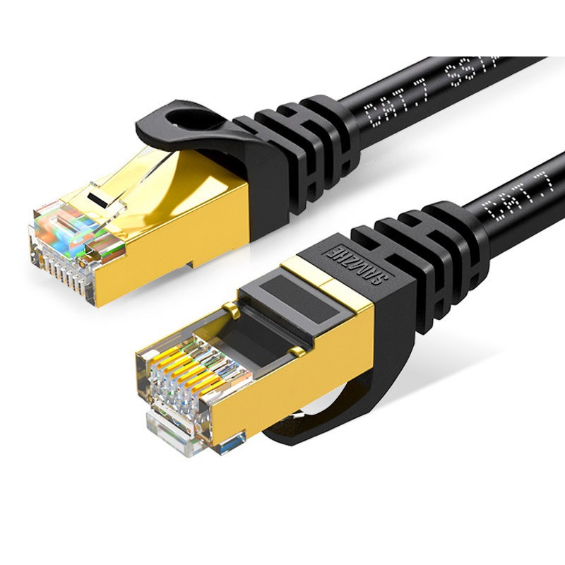 Samzhe Ethernet Cable Cat7 Lan Cable UTP CAT 7 RJ 45 Network Cable RJ45 Cat7 Internet Cable Patch Co