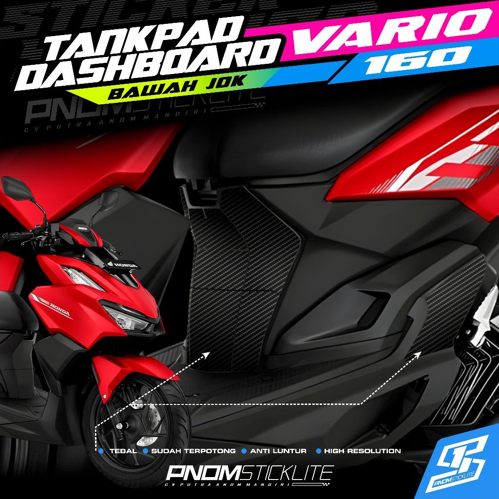 TANKPAD DASHBOARD BELAKANG VARIO 160 2022 2023 2024 PELINDUNG DASHBOARD BELAKANG VARIO 160