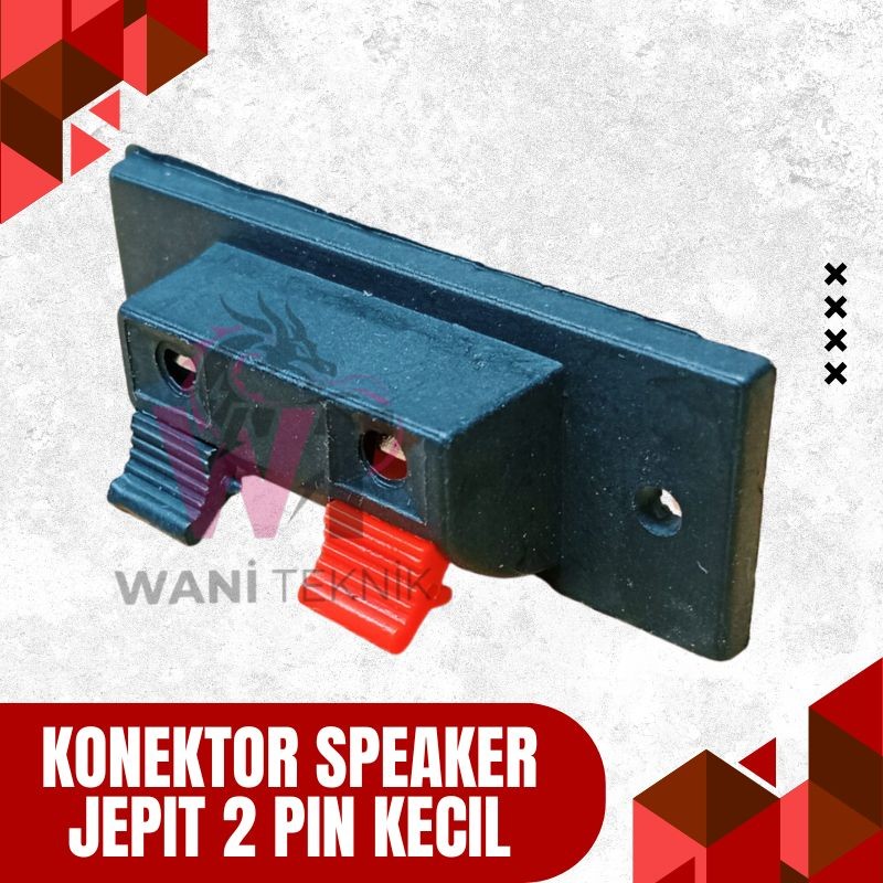 Konektor Speaker Jepit 2 Pin Kecil – Terminal Audio