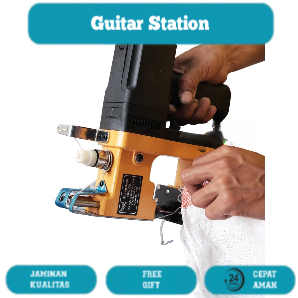 FLYINGMAN GK 9 - 500 MESIN JAHIT KARUNG BERAS GEOTEXTILE PORTABLE BAG CLOSER GK9 500 GK9-500