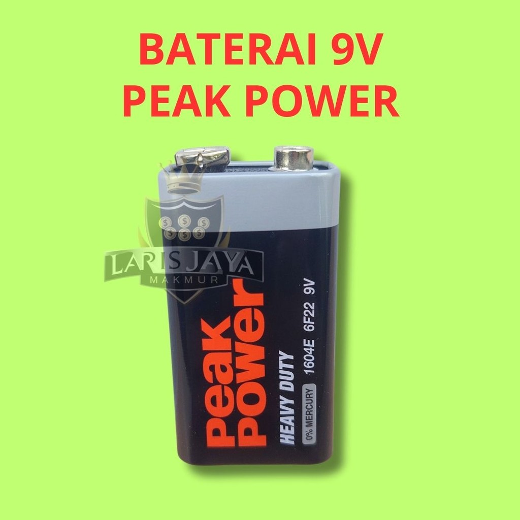 BATERAI 9V KOTAK BATTERY 9 VOLT 6F22