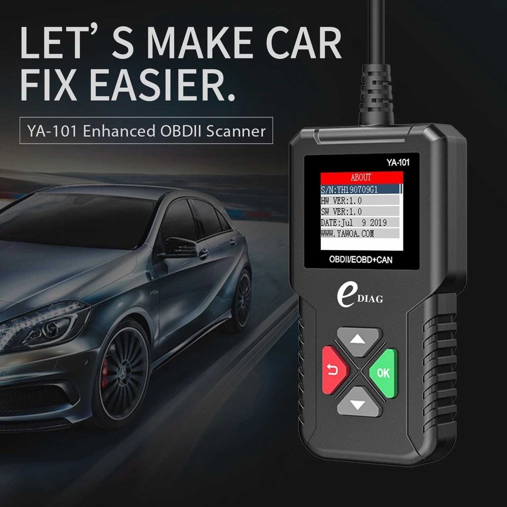 Alat Scanner OBD2 Mobil Engine Diagnostic Tool KINGBOLEN YA101