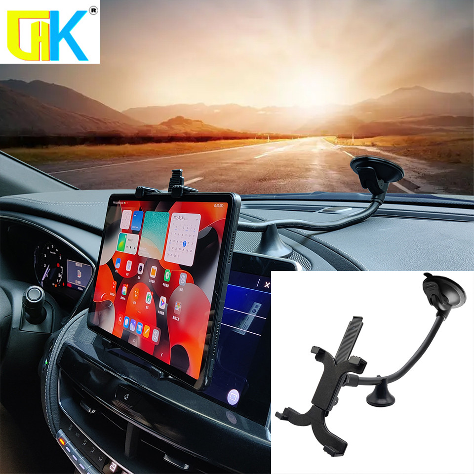 Car Tablet Holder Long Arm Suction Cup Mount for iPad Pro Air 7-13'' Xiaomi Tablet SUV Truck Vehicle