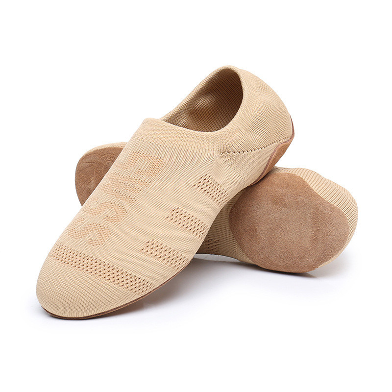 Dance Shoes Fly Weave Shoes Cheerleading Aerobics Shoes Children's Low Heel Adult Latin Dance Jazz D