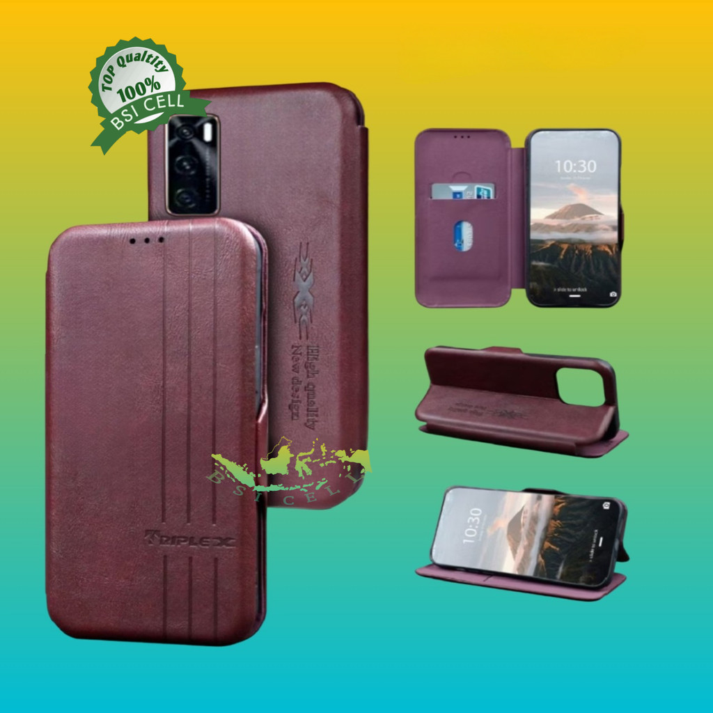 CASE VIVO V20 SE (V2022) FLIP COVER MAGNET CASING NEW DESIGN-CASE DOMPET BUKA TUTUP-SARUNG HP VIVO