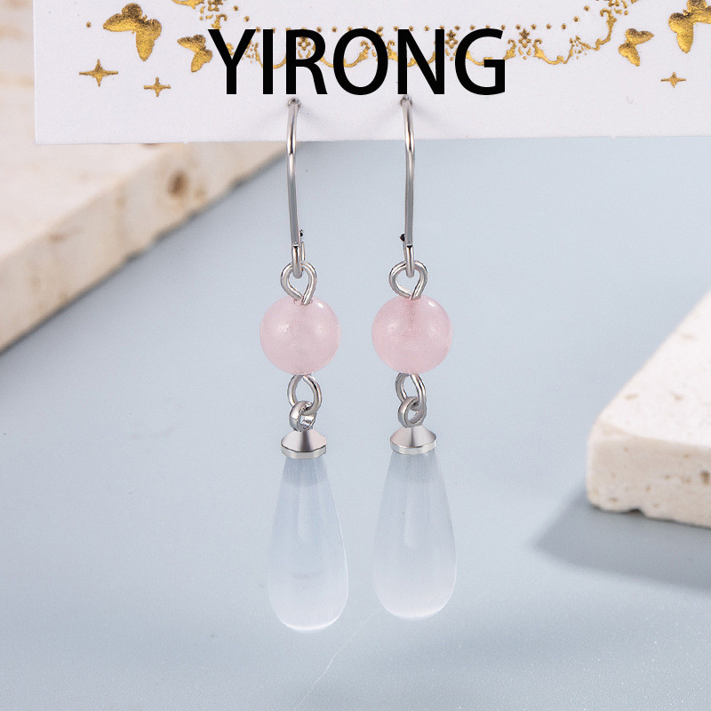 YIRONG Liontin Mata Kucing Tetes Air Fashion Retro