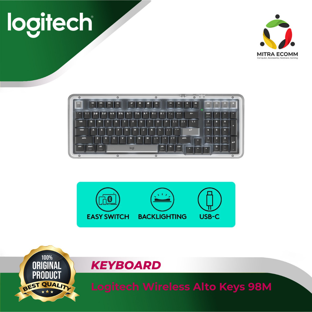 Keyboard Logitech Wireless Alto Keys 98M