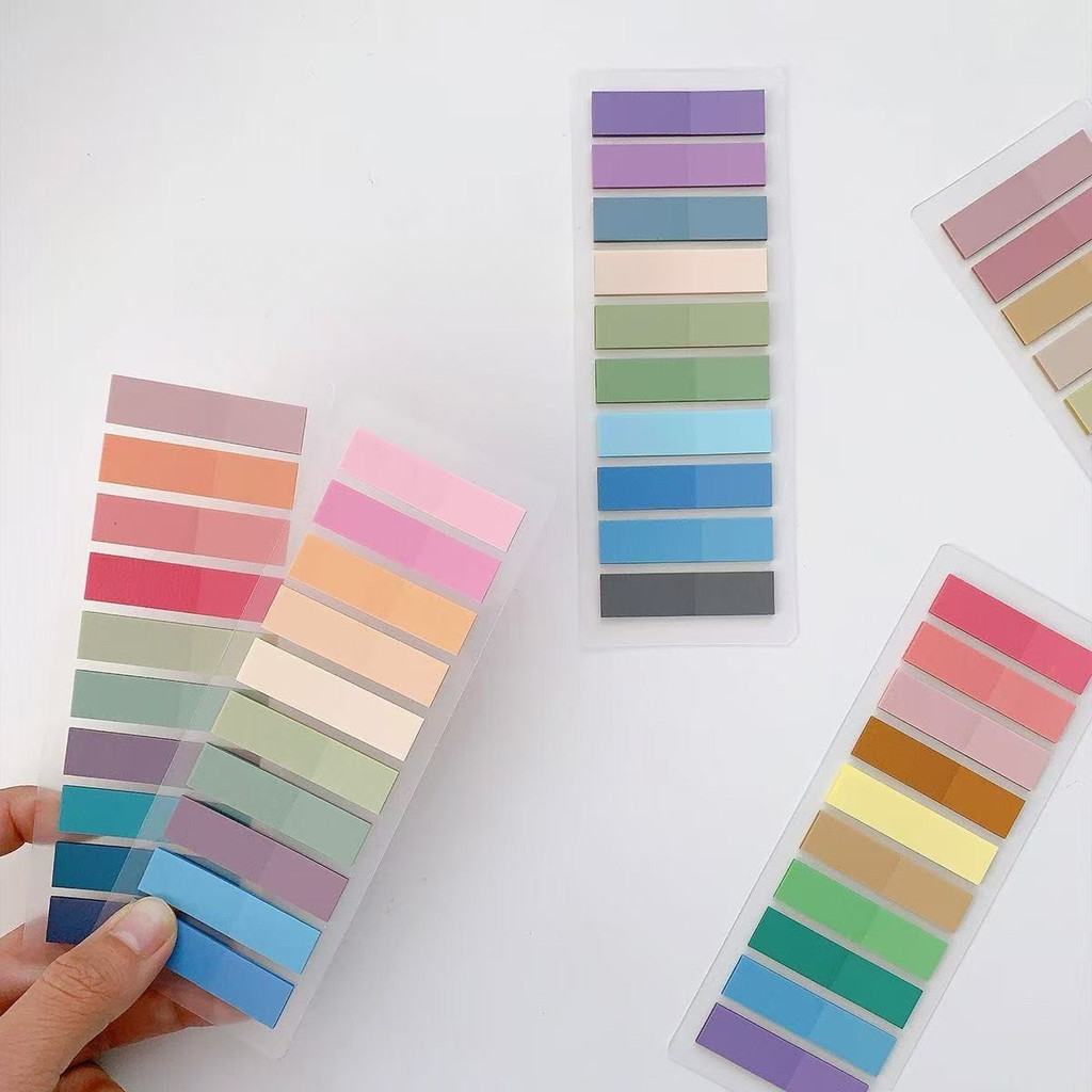 Index Mark Penanda Pembatas Lucu Transparan Sticky Tab Sticky Notes Aesthetic Alat Tulis