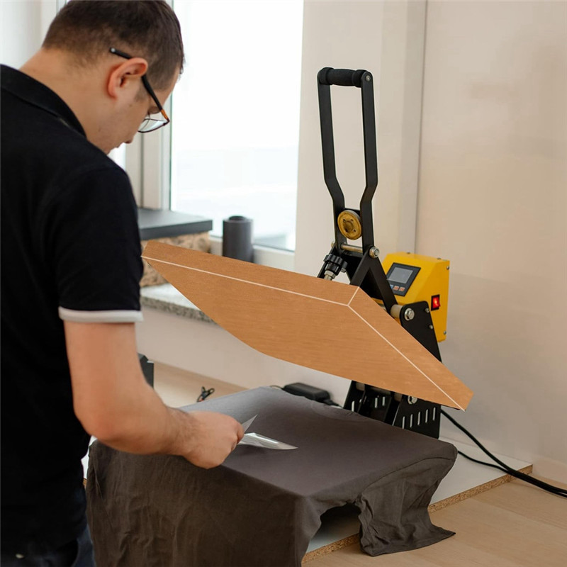 J1UL1N 2Pcs Wrap Cover For Heat Press 15X15 Inch Heat Resistant Reusable Heat Press Wrap Cover