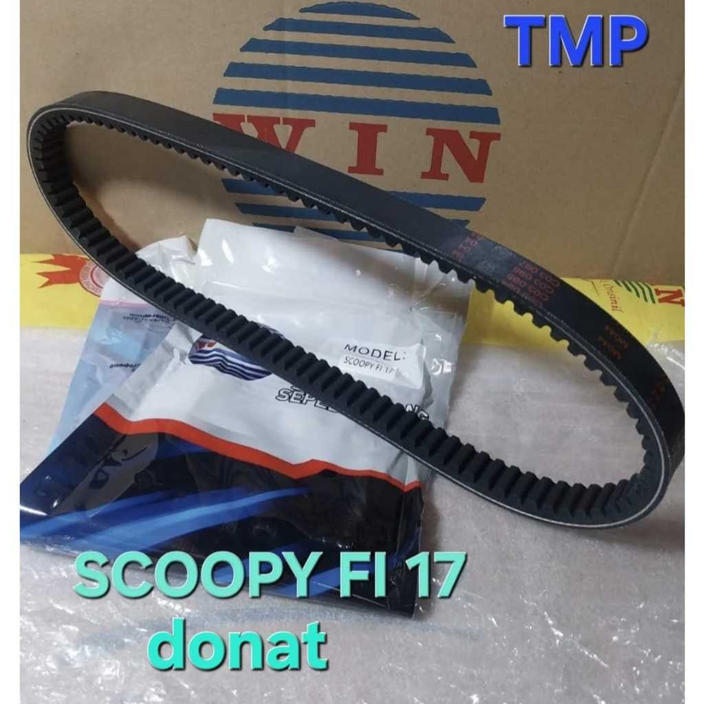 Vanbelt, VBELT SCOOPY FI 2017-2019. Kualitas ORIGINAL, ANTI SELIP & AWET, Merk WIN