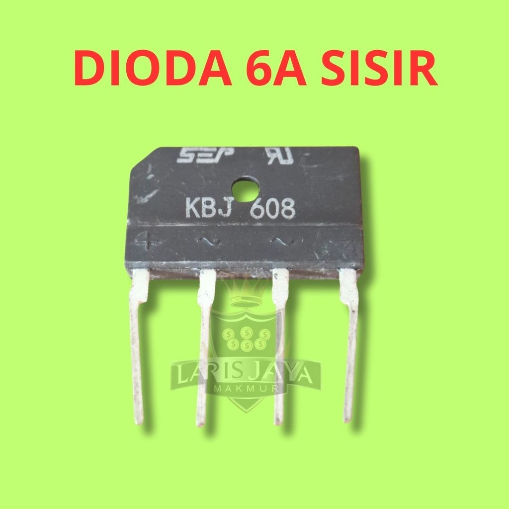 Komponen Dioda Sisir 6A | Penyearah Arus AC/DC Kuat & Stabil