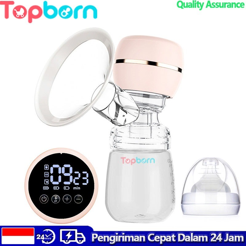 Topborn Pompa Payudara Elektrik Portable Multi-frekuensi Getaran Pijat Dpt Dipakai Dikenakan