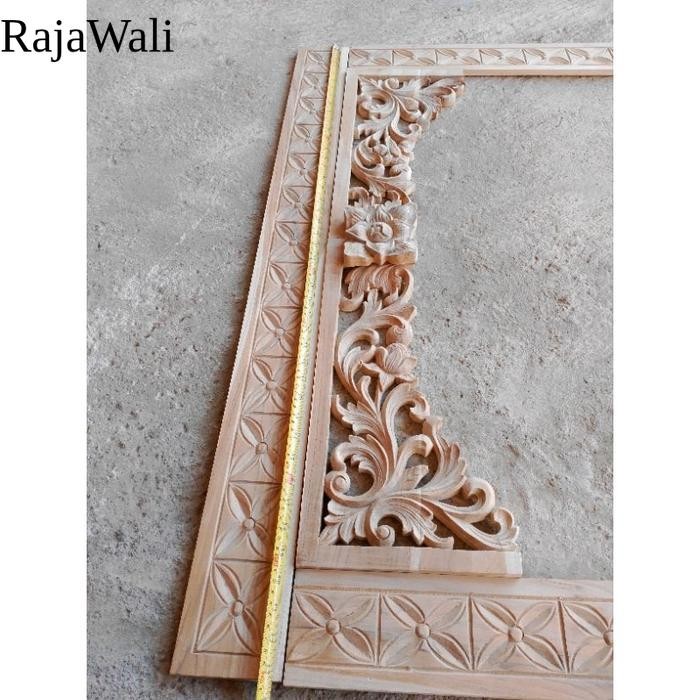 (AP)HIASAN UKIR PINTU | TEMPEL UKIR PINTU | TEMPEL UKIR KAYU JATI | HIASAN UKIR KUSEN PINTU RJ12