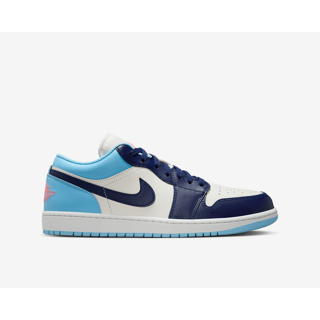 Sepatu Basket Nike Air jordan 1 low Blue chill 553558-149