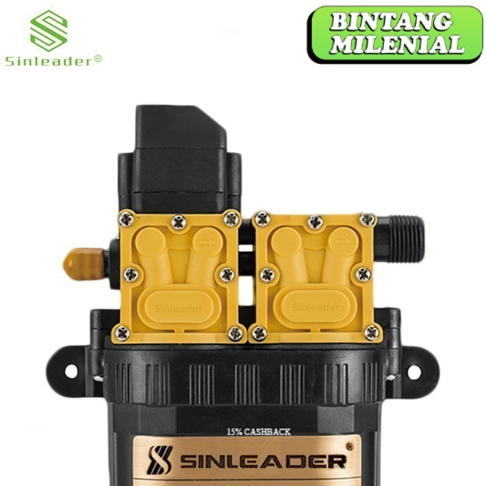 Pompa Dual Pump Sinleader SL-DP16 ORIGINAL - SUDAH OTOMATIS