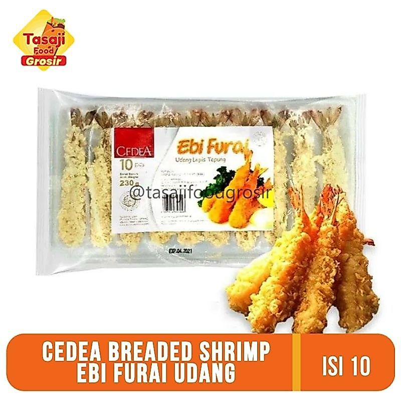 CEDEA Breaded Shrimp Ebi Furai Udang Lapis Tepung Isi 10 Grosir